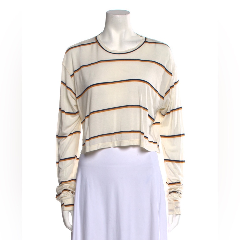 Reformation striped crop top